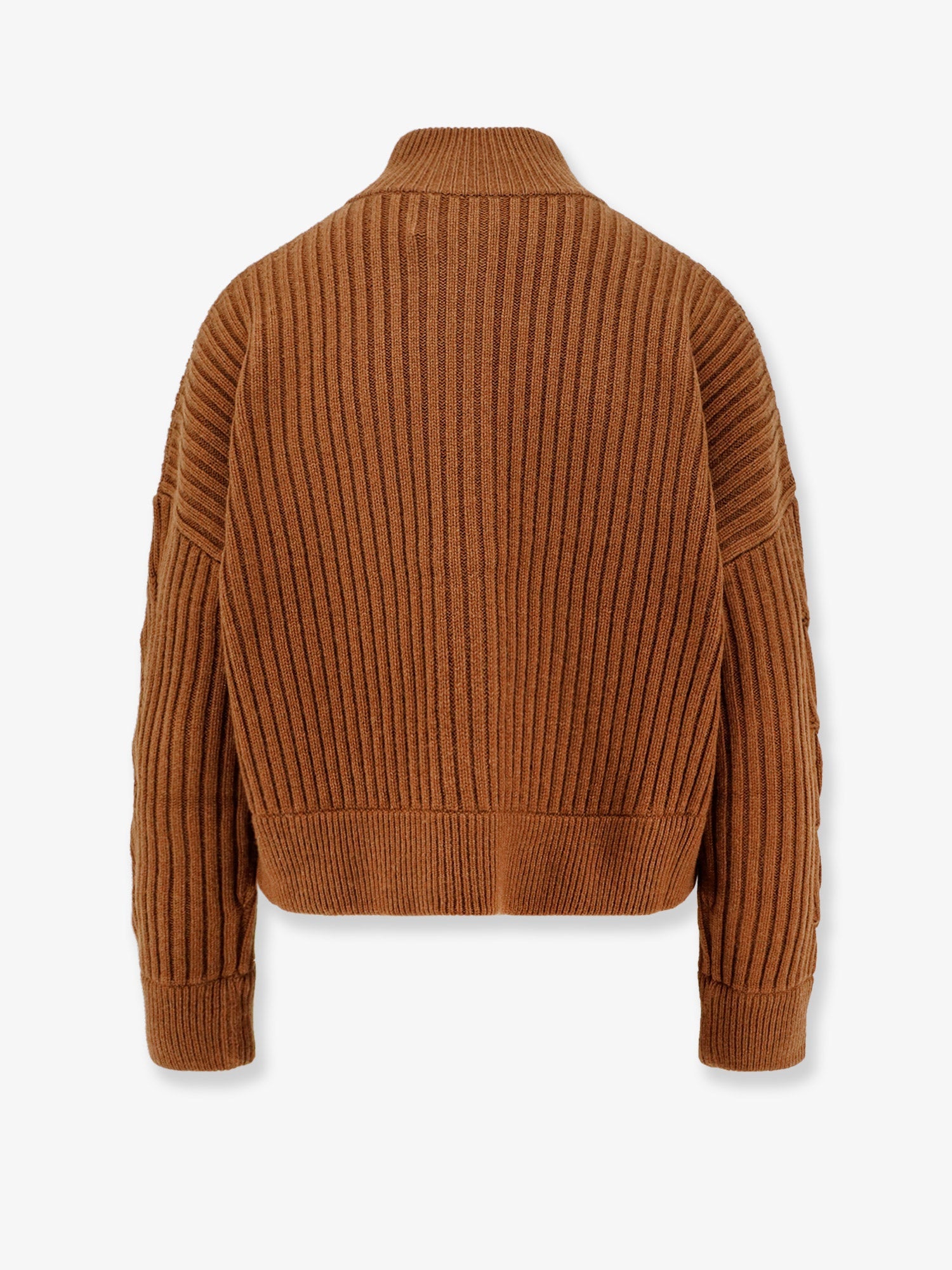 Max Mara ニット カーディガン アウター コート ウール100% 羊革 Max Mara ニット カーディガン アウター コート ウール100% 羊革