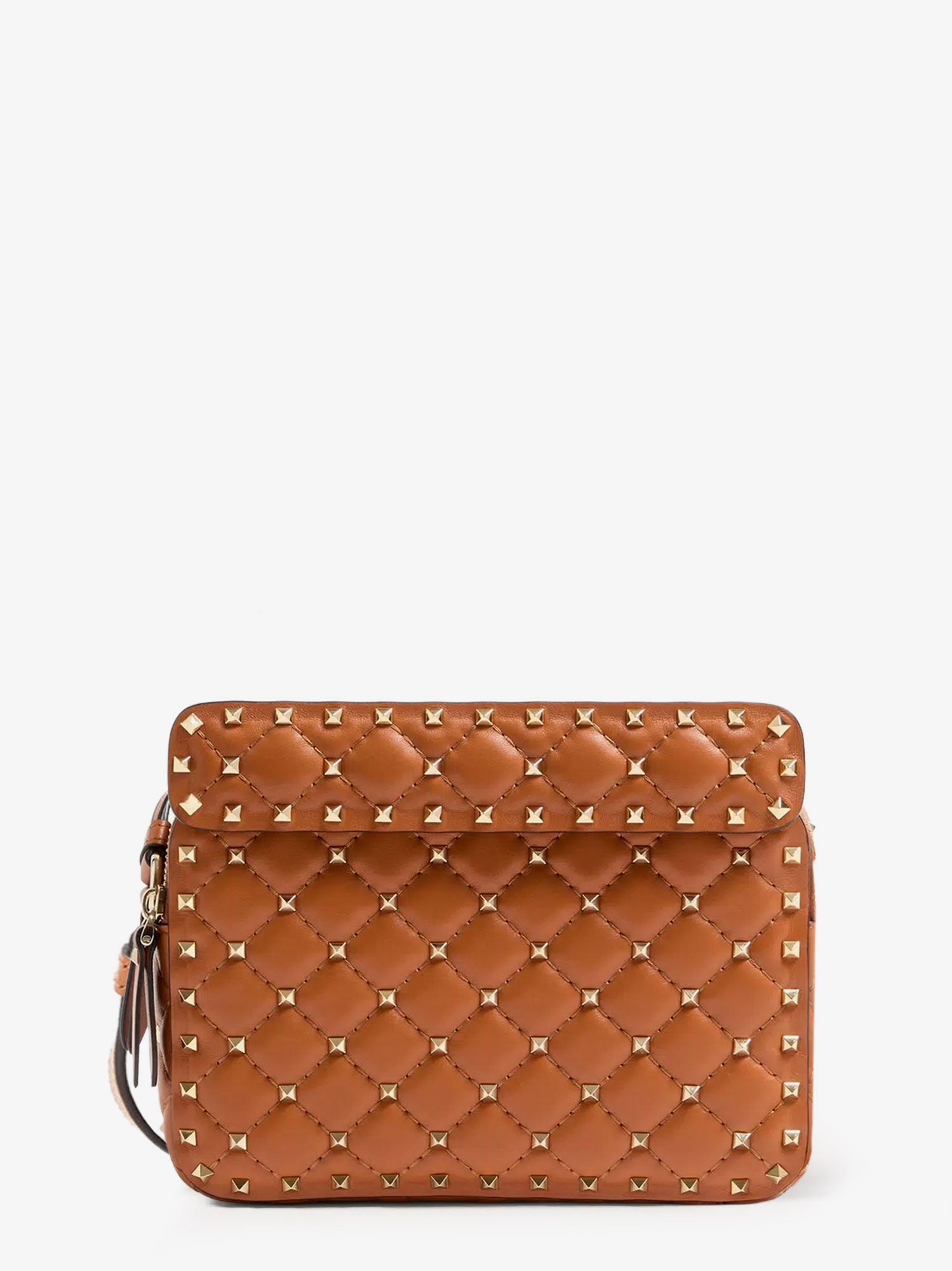 ロックスタッド スパイク レザー ショルダー バッグ