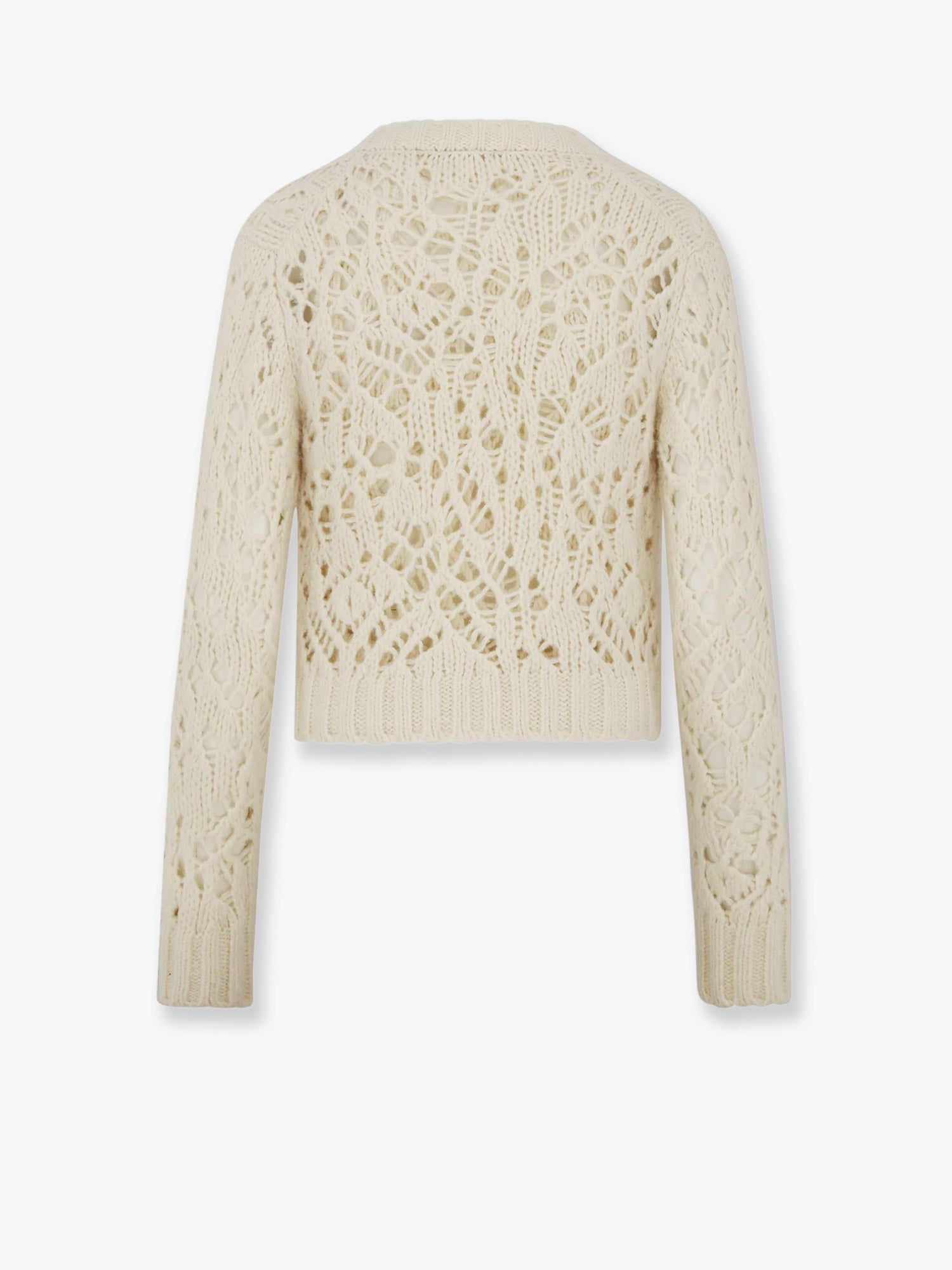 'Silk, cashmere and linen perforated Twin Set'
