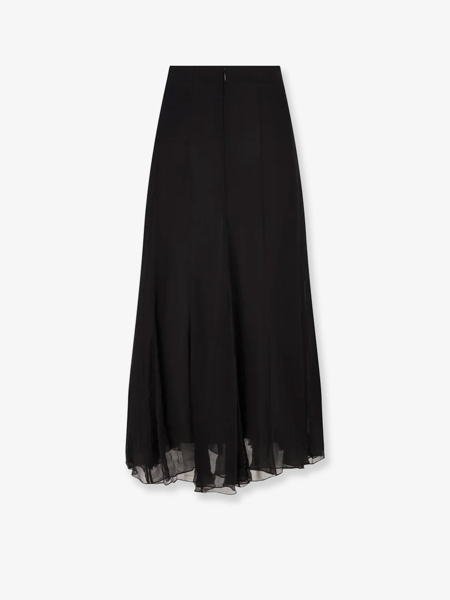 ロング シルク スカート