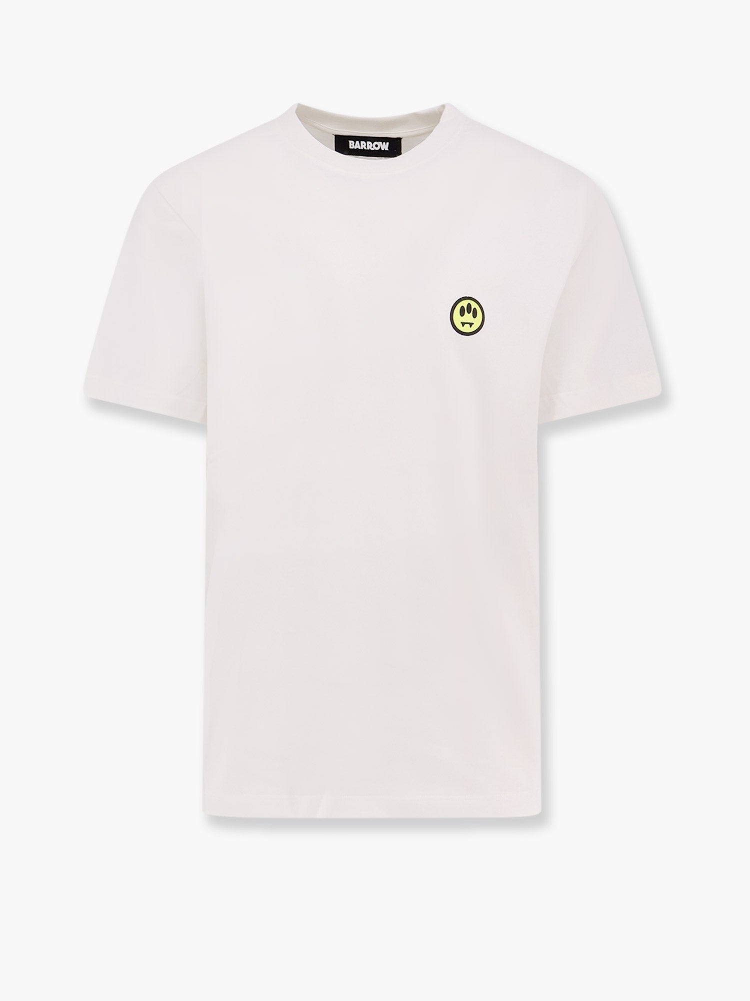 コットン Tシャツ ウィズ フロンタル アンド バック ロゴ プリント