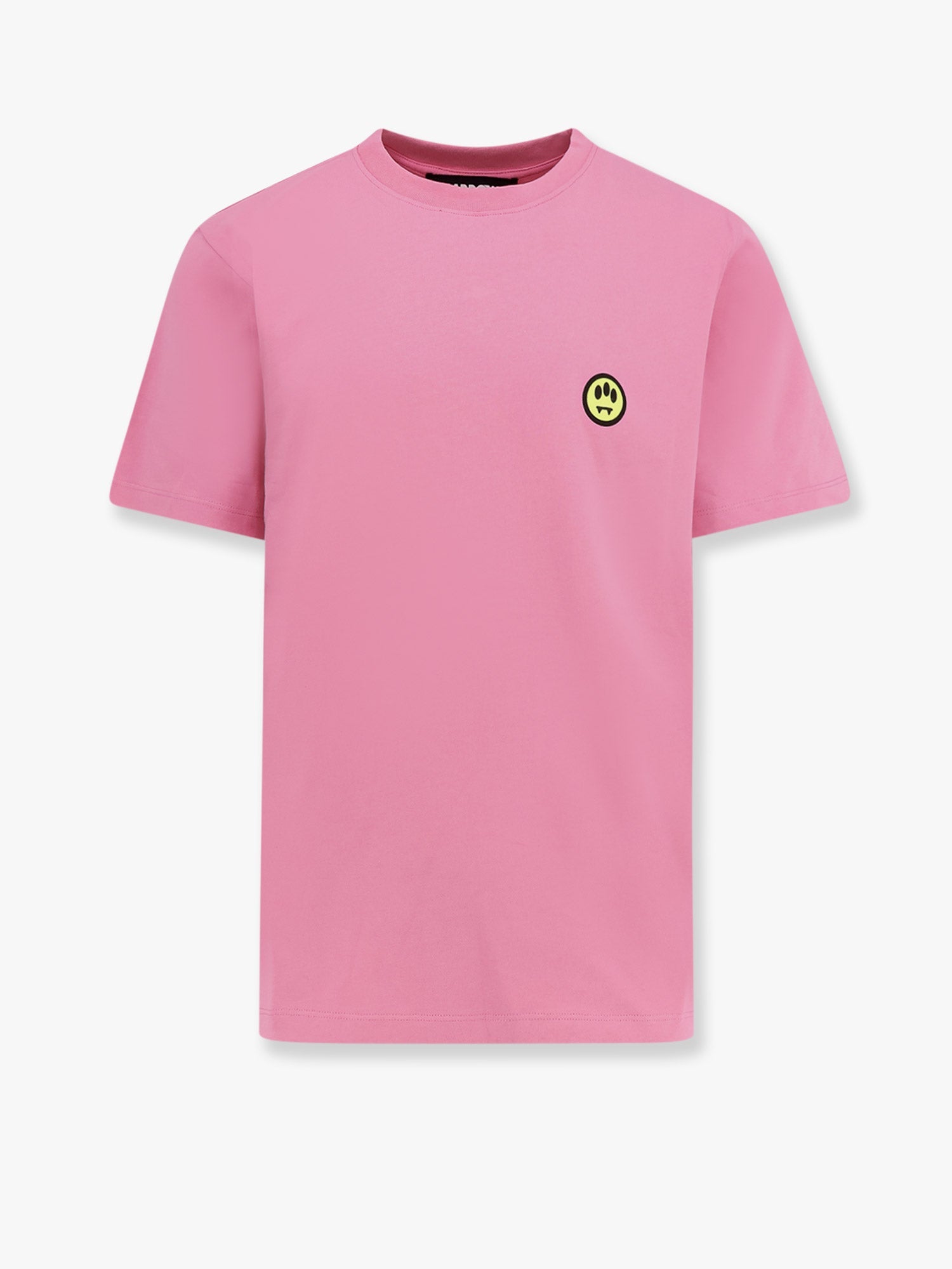 コットン Tシャツ ウィズ フロンタル アンド バック ロゴ プリント