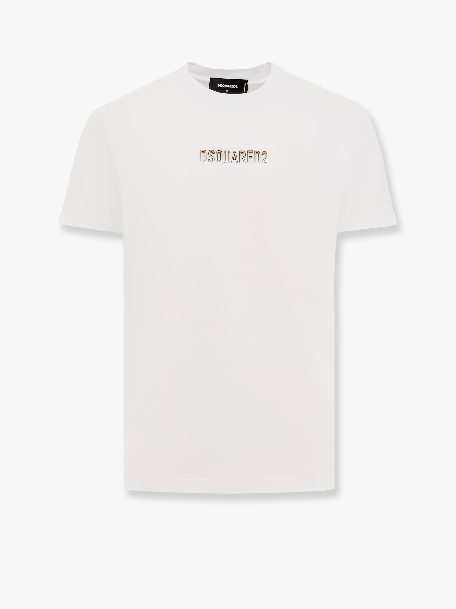 コットン Tシャツ ウィズ フロンタル エンボス加工 ロゴ