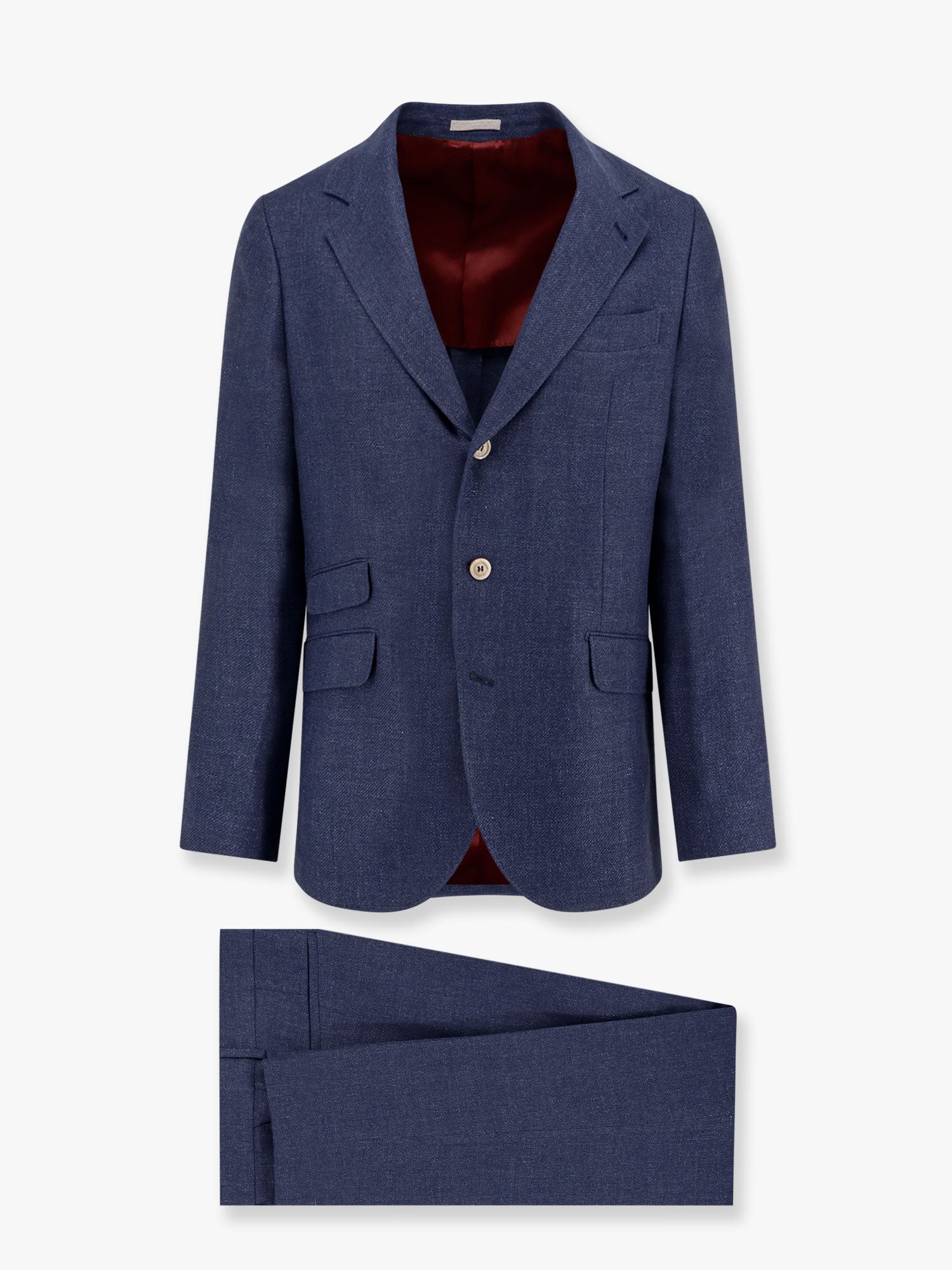 'Linen, wool and silk suit'