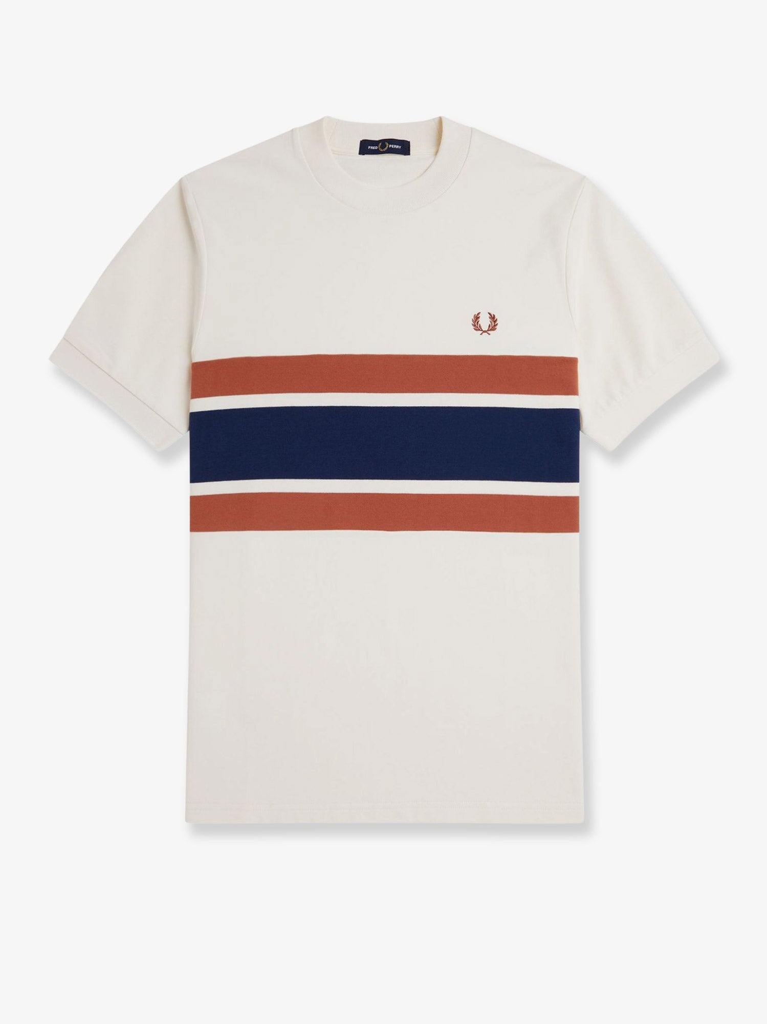 コットン Tシャツ ウィズ ストライプ モチーフ