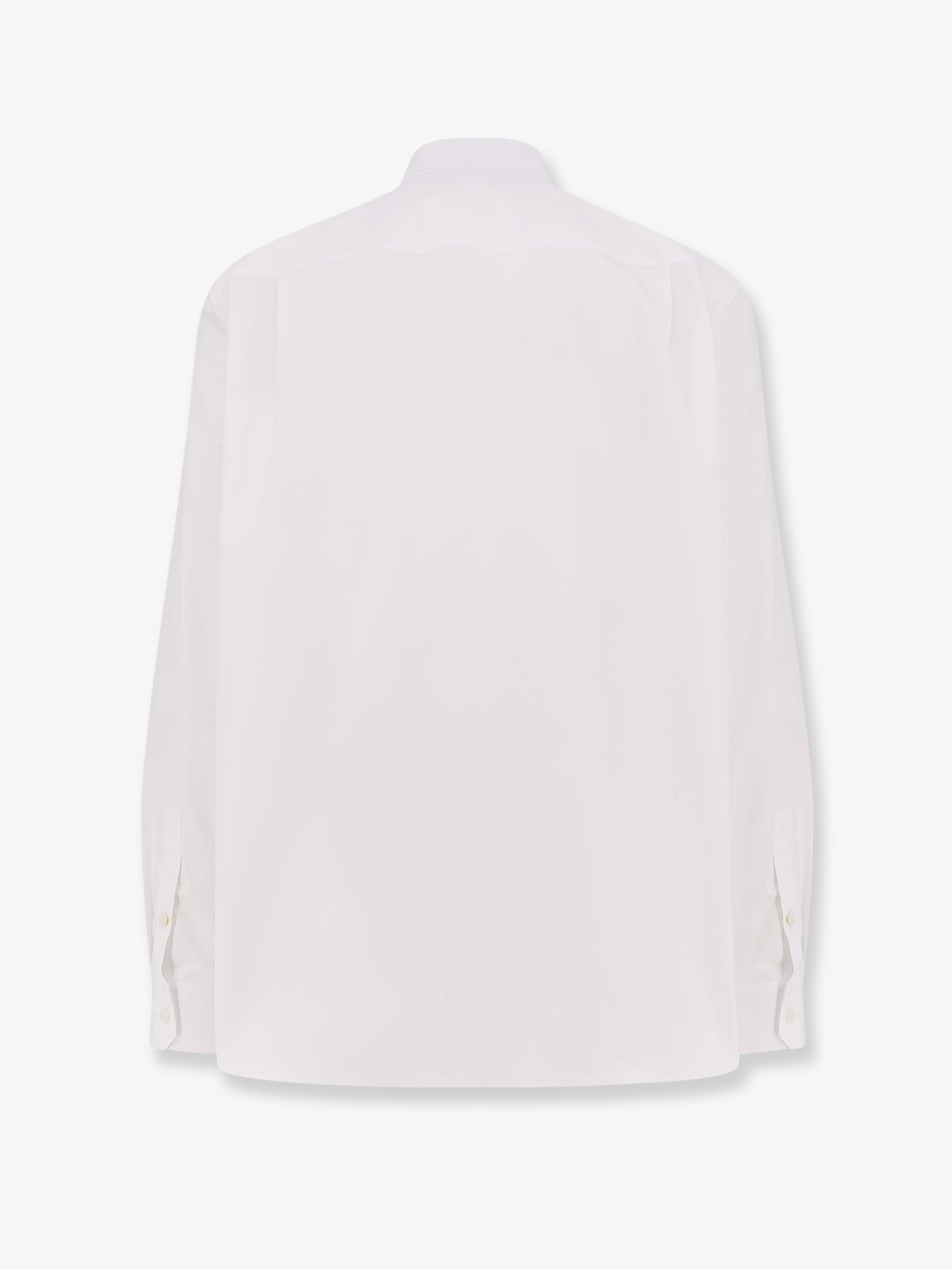 GUCCIコットンポプリンシャツ エンブロイダリー付き コットンポプリン シャツライトブルー