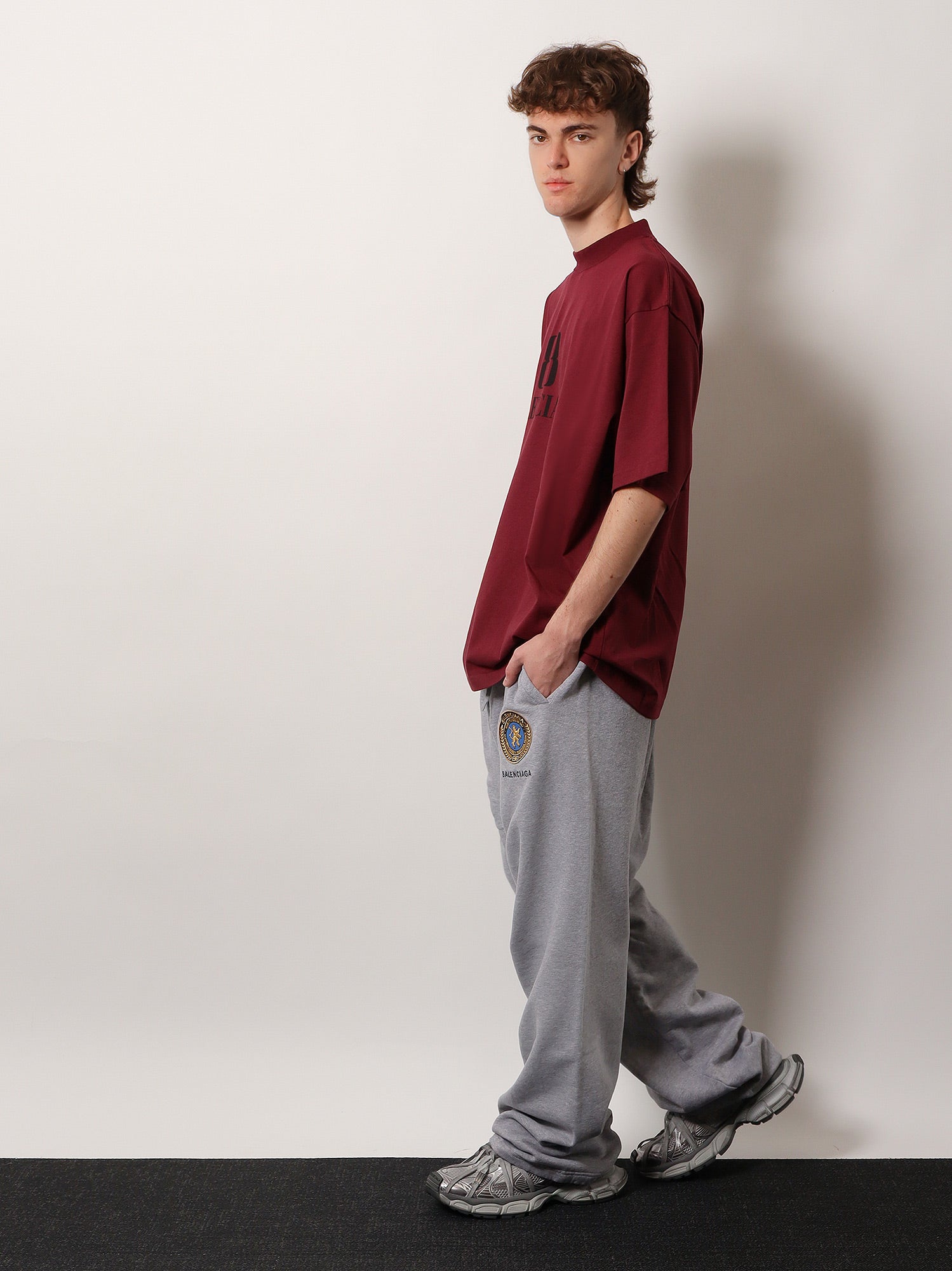 【関税込み】Balenciaga トラウザーズ バレンシアガ ウール トラウザーズ スラックス