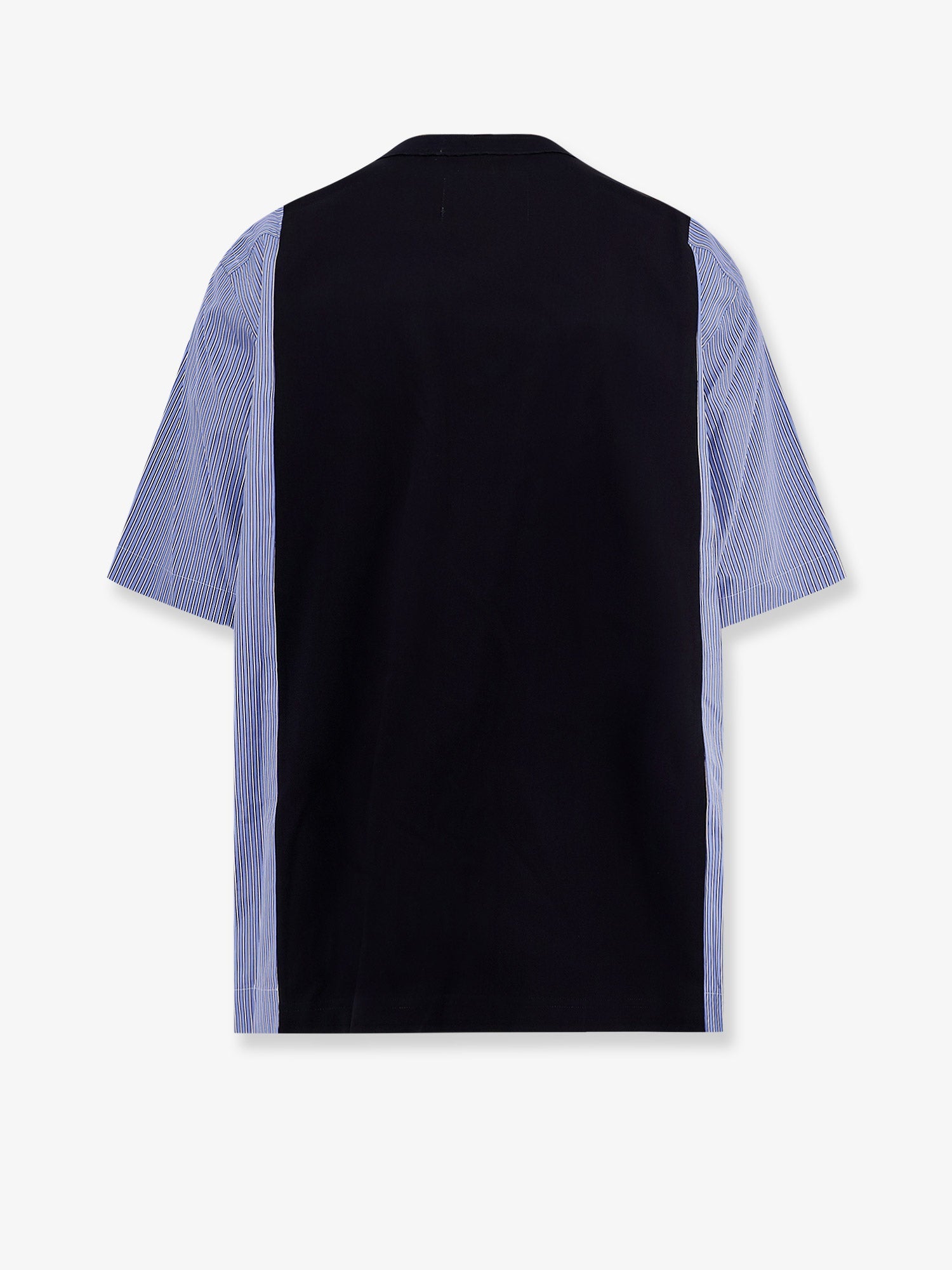 コットン ジャージ Tシャツ ウィズ ポプリン インサート