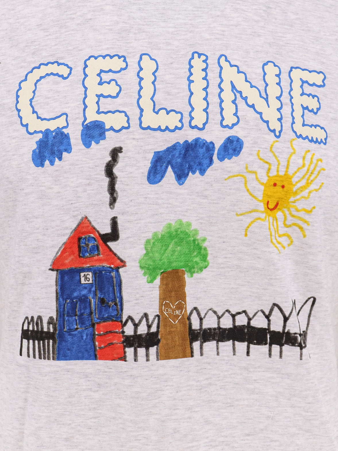 コットン Tシャツ ウィズ マルチカラー プリント