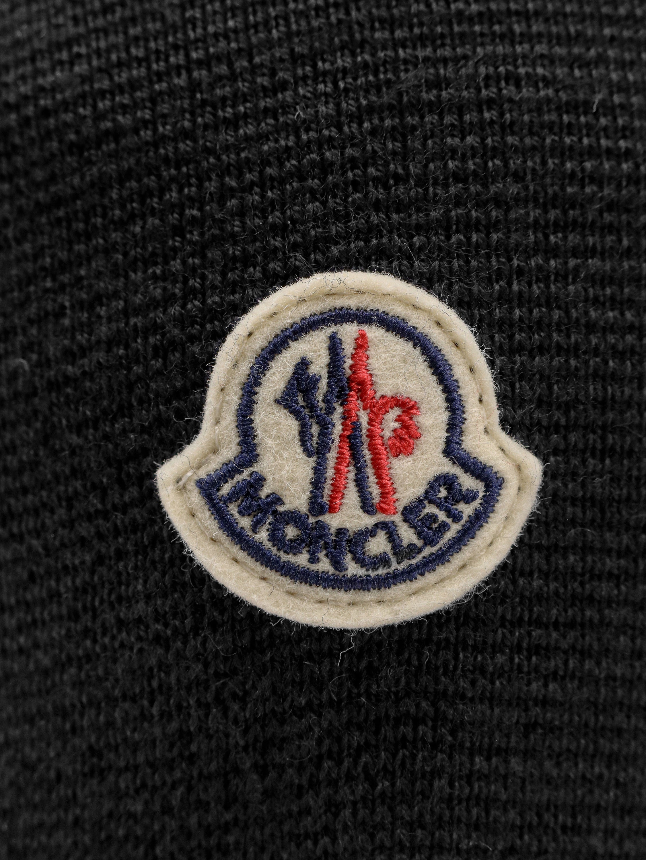 MONCLER モンクレールトリコウールロゴ釦ニットカーディガン MONCLER モンクレール ニットブルゾン CARDIGAN TRICOT トリコ
