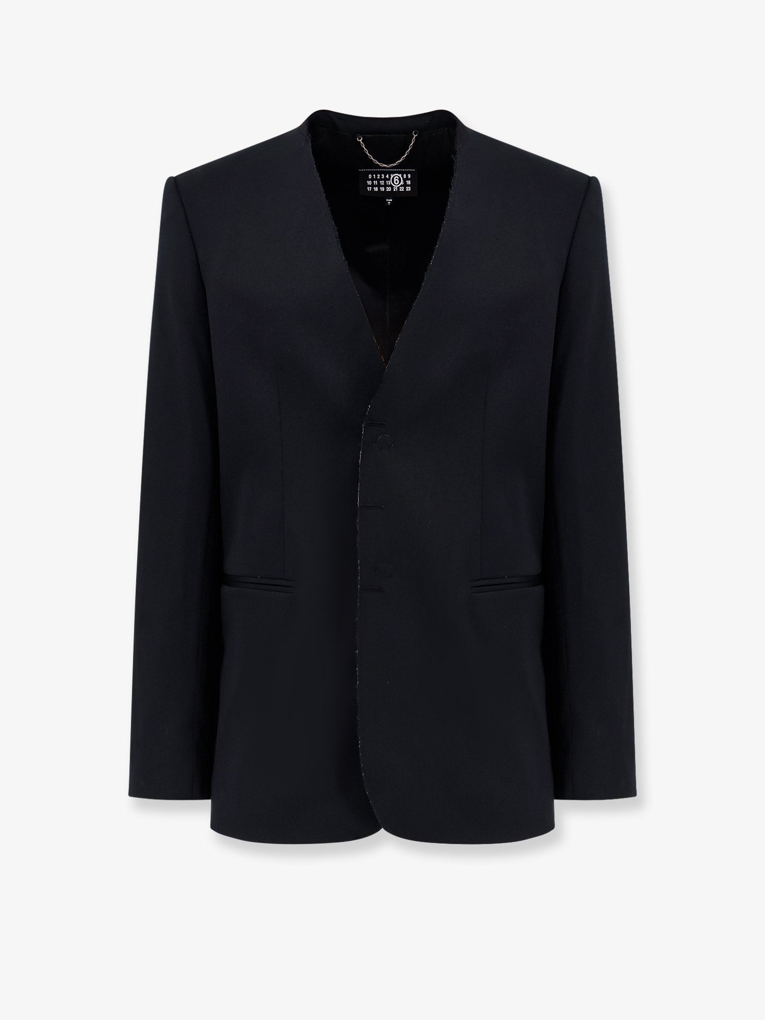 ◆MM6 Maison Margiela◆ ジャケット ウール ネイビー MM6 Maison Margiela/エムエムシックスメゾンマルジェラ｜ウール