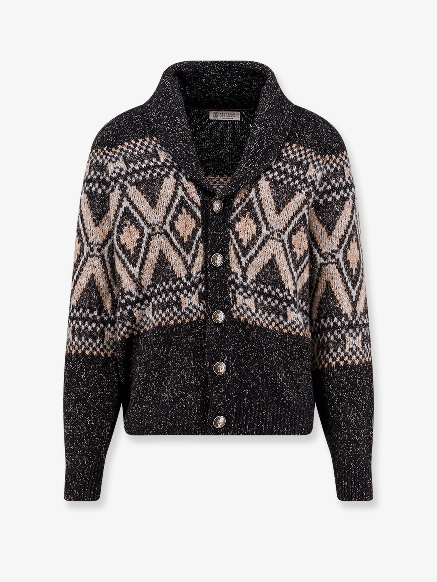'Wool, silk and cashmere cardigan'