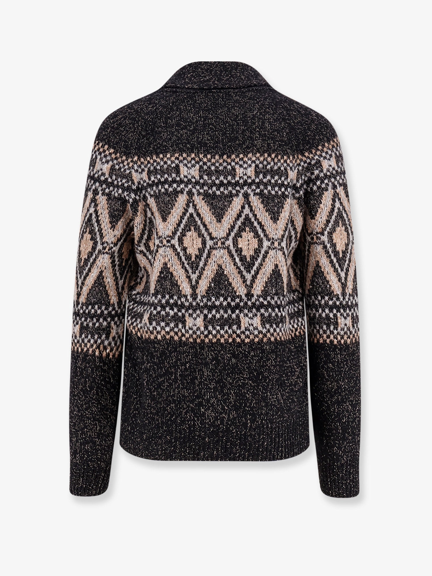 'Wool, silk and cashmere cardigan'