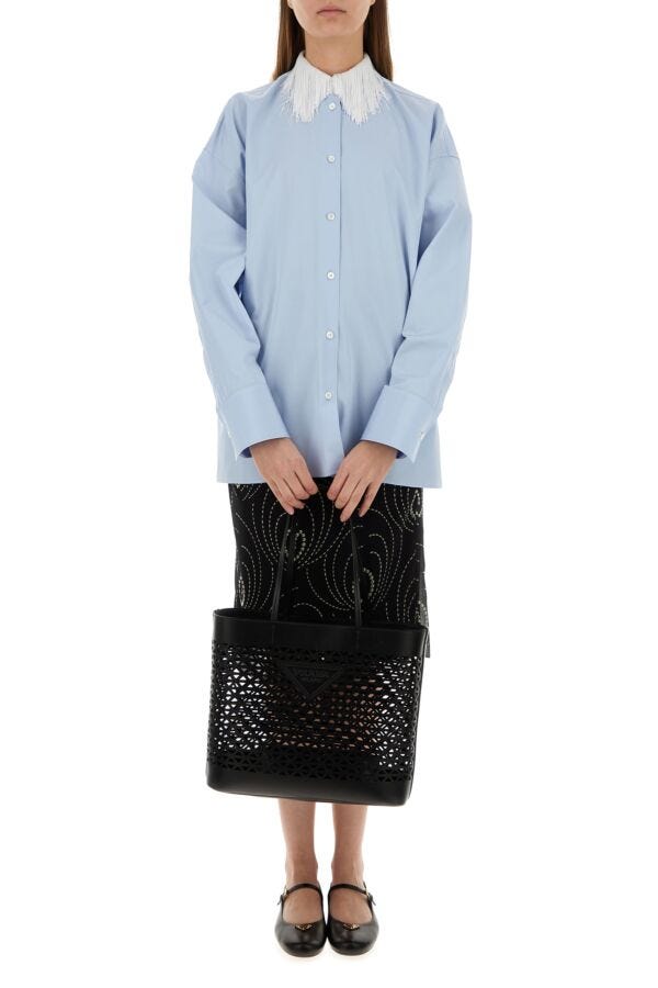 関税込 PRADA ブラック レザー ショッピングバッグ org.jpg