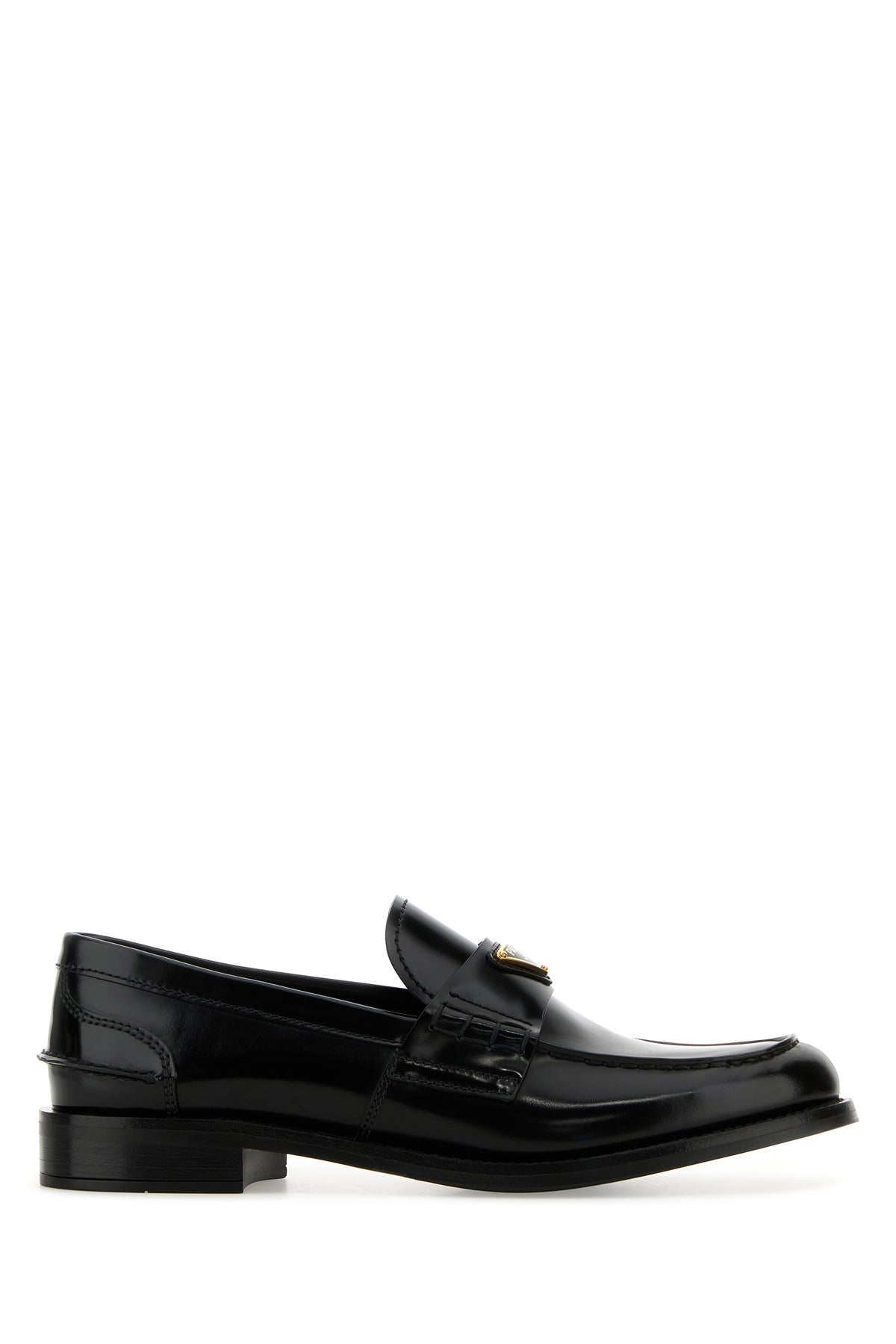 PRADA 黒のレザー ローファーsize8 Prada レザーローファー | ブラック | FARFETCH JP