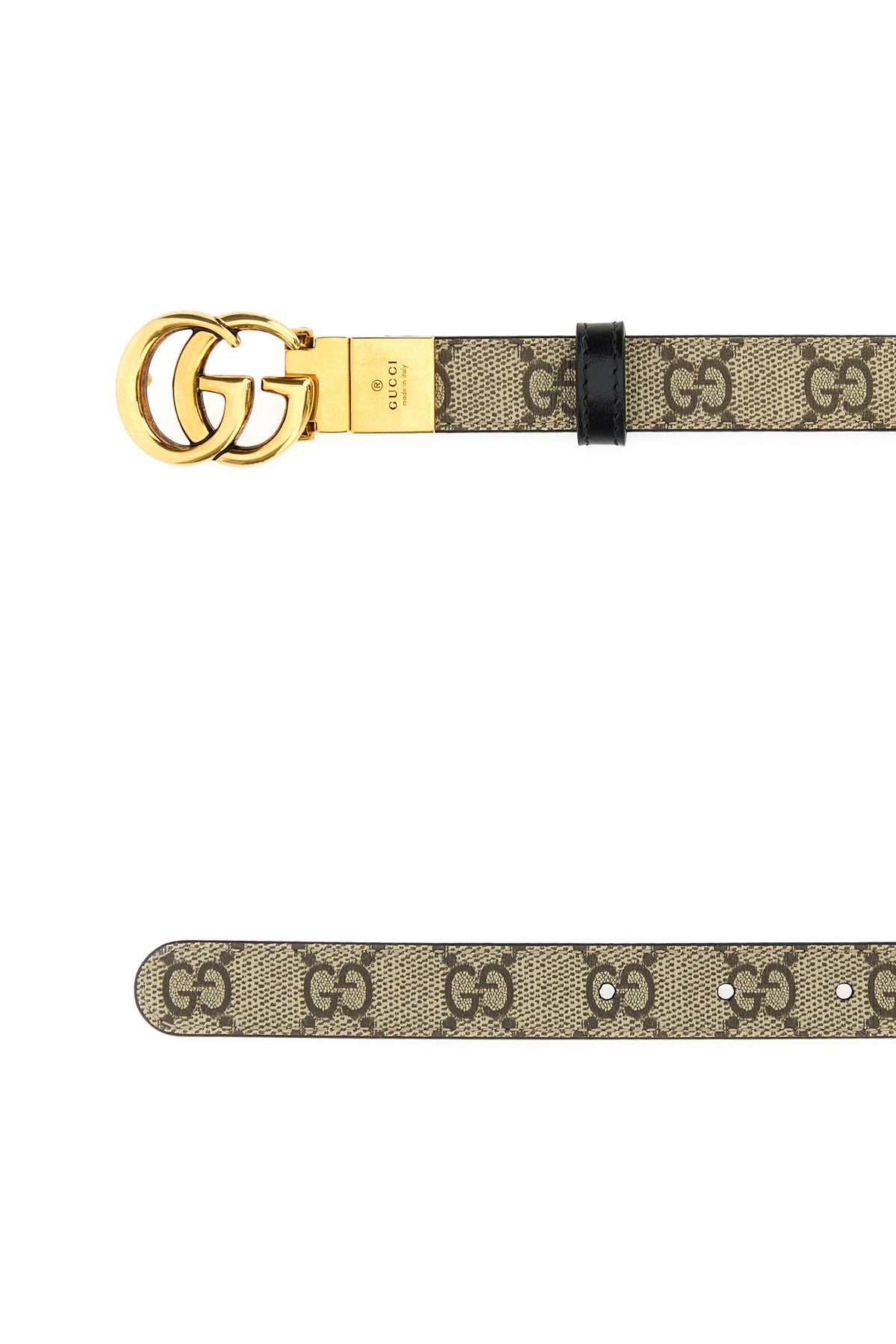 GUCCI★レザー&Supreme GGファブリックリバーシブルベルト Gucci/グッチ｜GG シュプリーム ファブリック リバーシブル ベルト