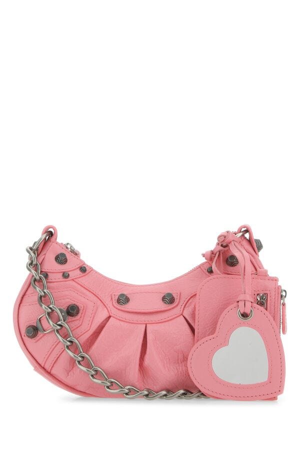 Balenciaga/バレンシアガ｜ピンク ナッパ レザー ル カゴール XS