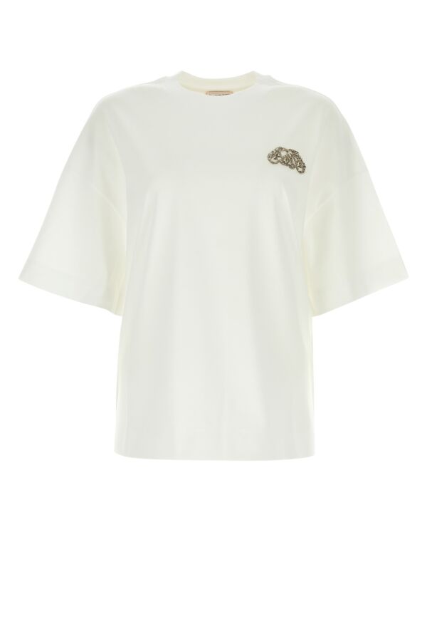 ホワイト コットン オーバーサイズ Tシャツ