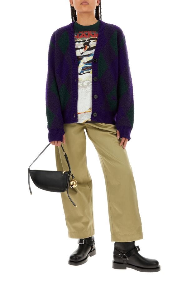 【関税&送料込】Burberry Military Green Cotton Pant BURBERRY | Military green Men's Casual Pants | YOOX