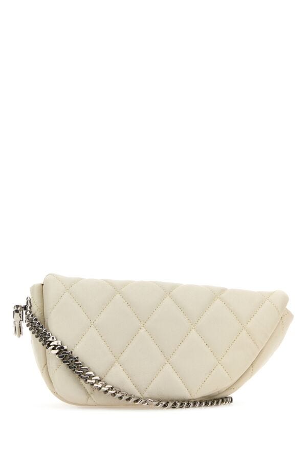 *Burberry* ホワイトレザー シールドロック ショルダーバッグ Burberry/バーバリー|ホワイト レザー シールド ロック