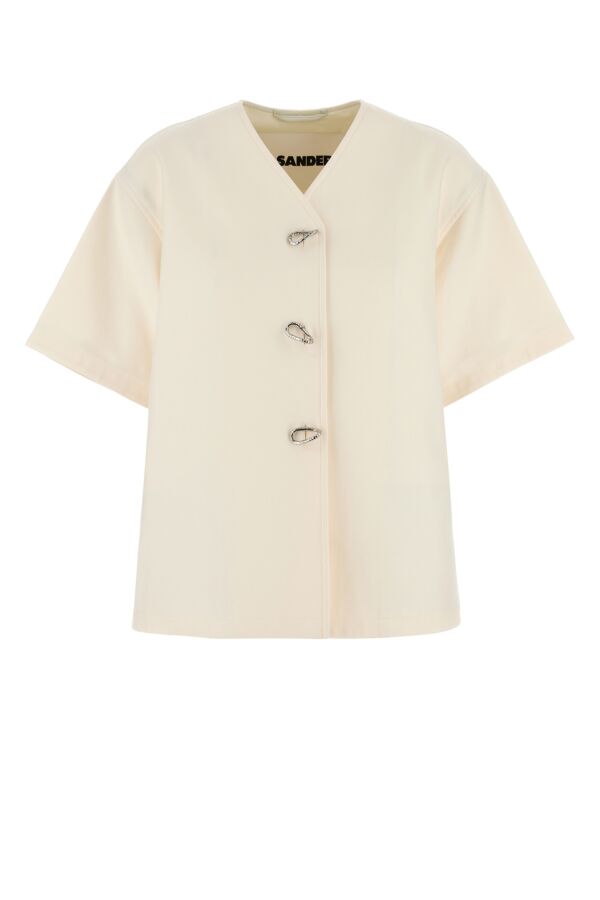 Jil Sander/ジルサンダー|アイボリー コットン ジャケット Jil Sander/ジルサンダー|アイボリー コットン ジャケット