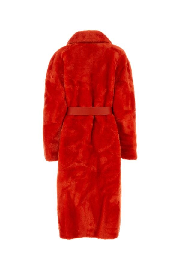 コート Jil Sander FW23 Red shearling coat (J02AA0122J07122 627) Jil Sander/ジルサンダー|レッド シャーリング コート
