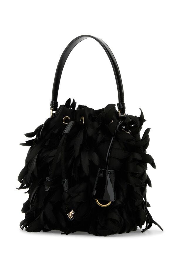 PRADA★ミニバケットバッグ Prada Mini Patent-Leather Pouch | Saks Fifth Avenue