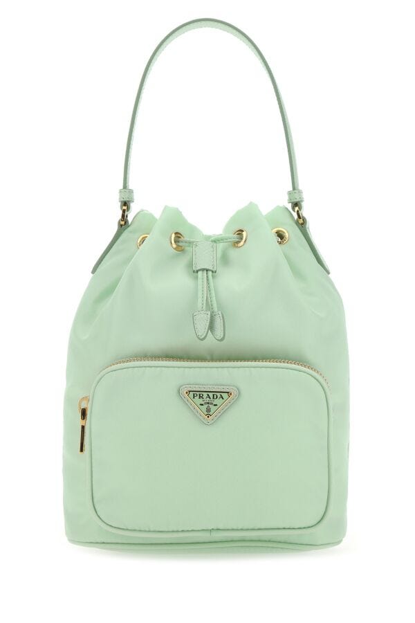 Prada/プラダ｜パステル グリーン バケット バッグ