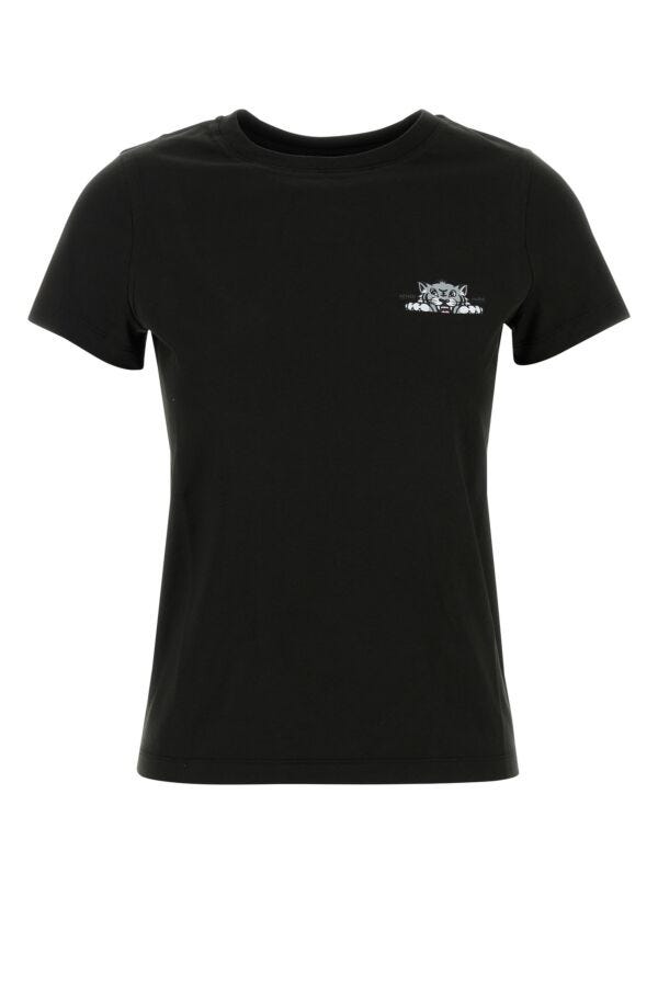 ブラック コットン Tシャツ