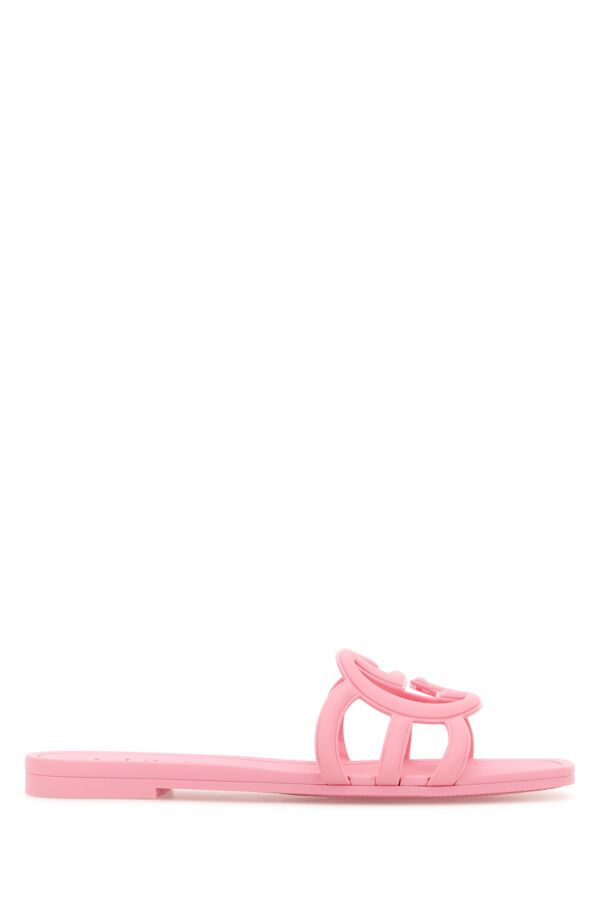ピンク ラバー スリッパ