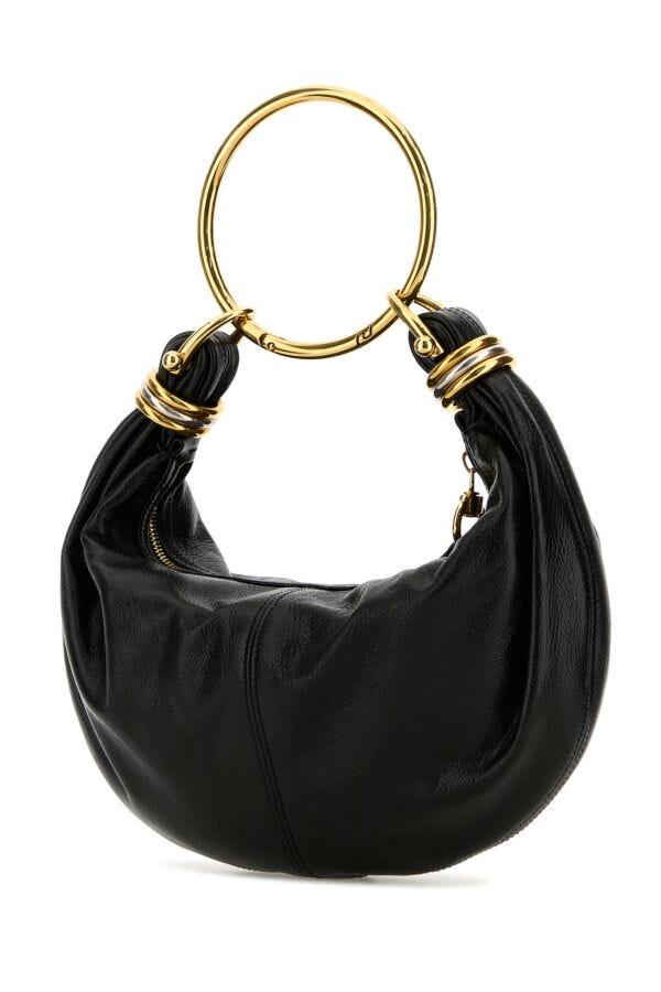 Chloe/クロエ｜ブラック レザー ブレスレット ハンドバッグ