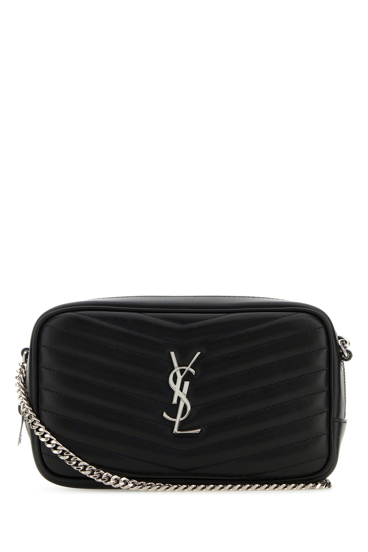 サン・ローラン レザー ミニ クロスボディバッグ Saint Laurent/サンローラン|ブラック レザー ミニ クロス