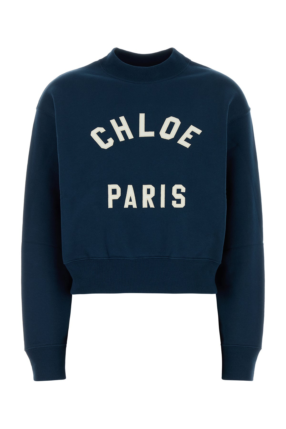 その他 Chloe FW25 Sweatshirts (CH24AJH12192 4C6) Chloe/クロエ|ブルー コットン スウェットシャツ