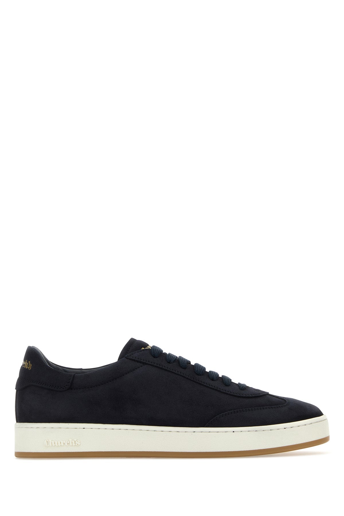 スニーカー CHURCHS MIDNIGHT BLUE SUEDE SNEAKERS Church's/チャーチ|ミッドナイト ブルー スエード スニーカー