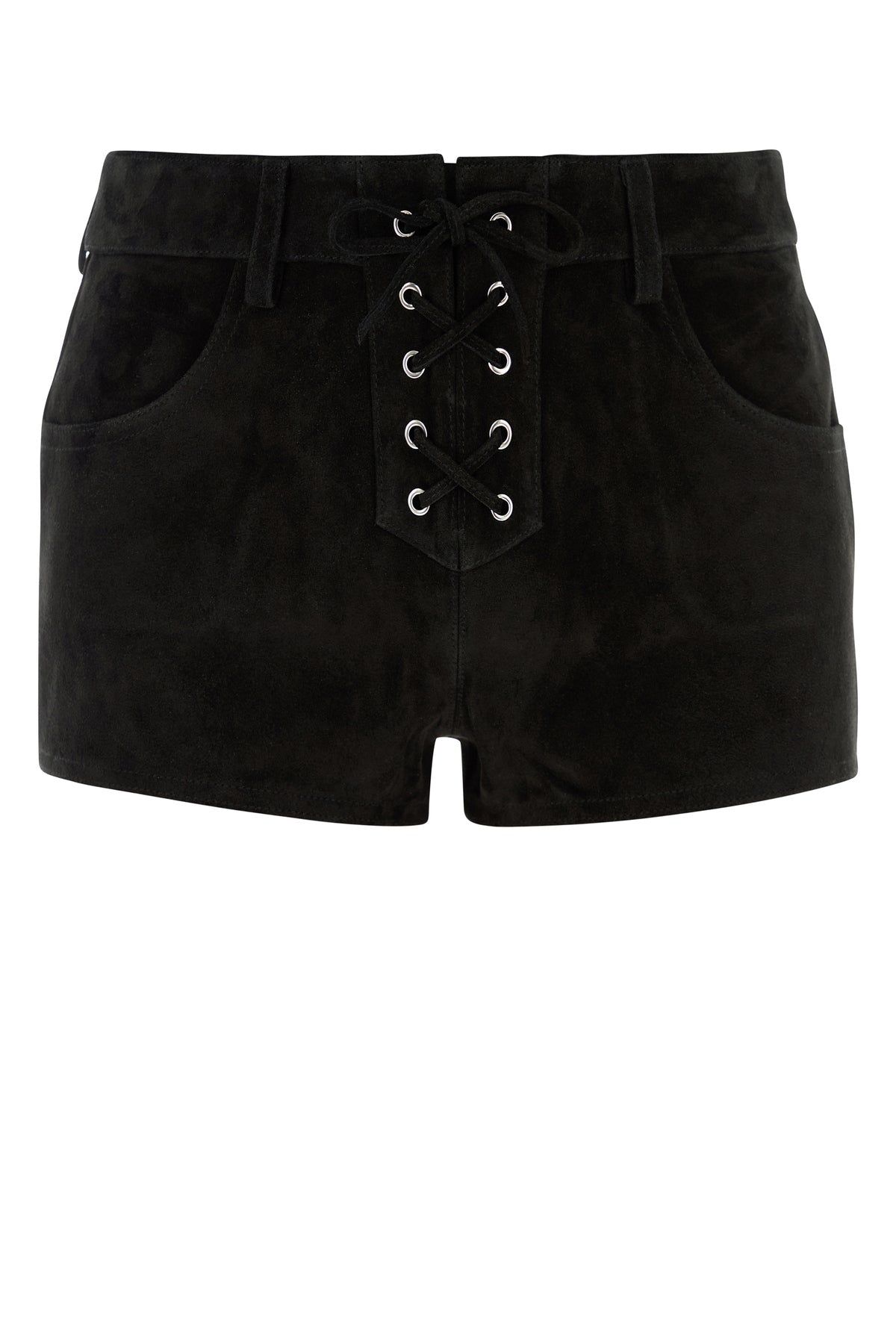 Isabel Marant/イザベルマラン｜ブラック スエード ショーツ