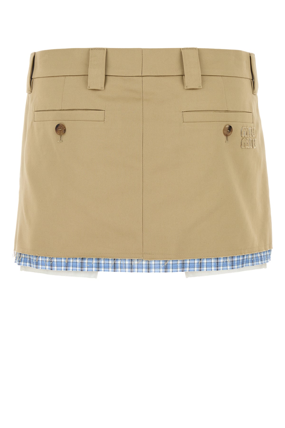 【ｍiuｍiu】チノミニスカート MG2383 Cord Chino Miniskirt | Miu Miu