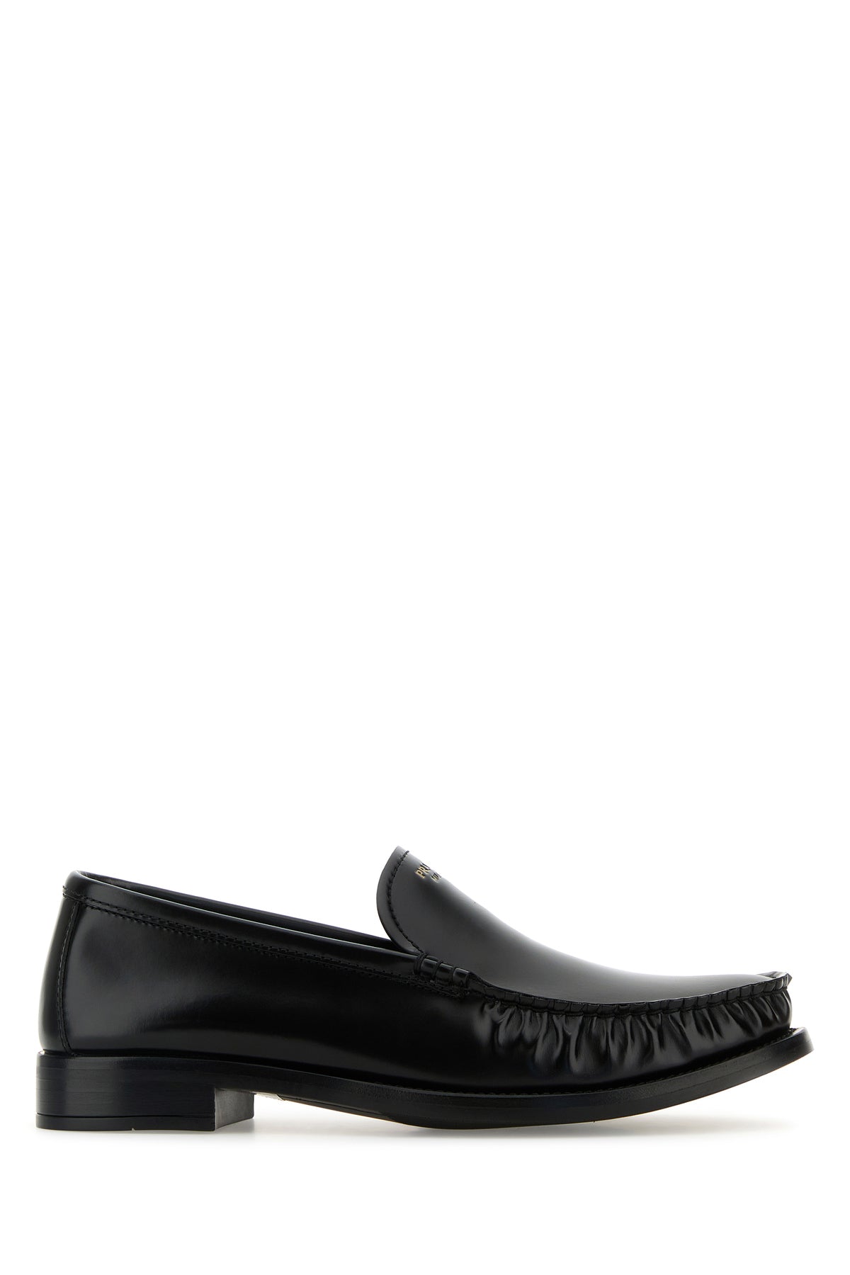 PRADA ブラックレザー ローファー Prada/プラダ｜ブラック レザー ローファー