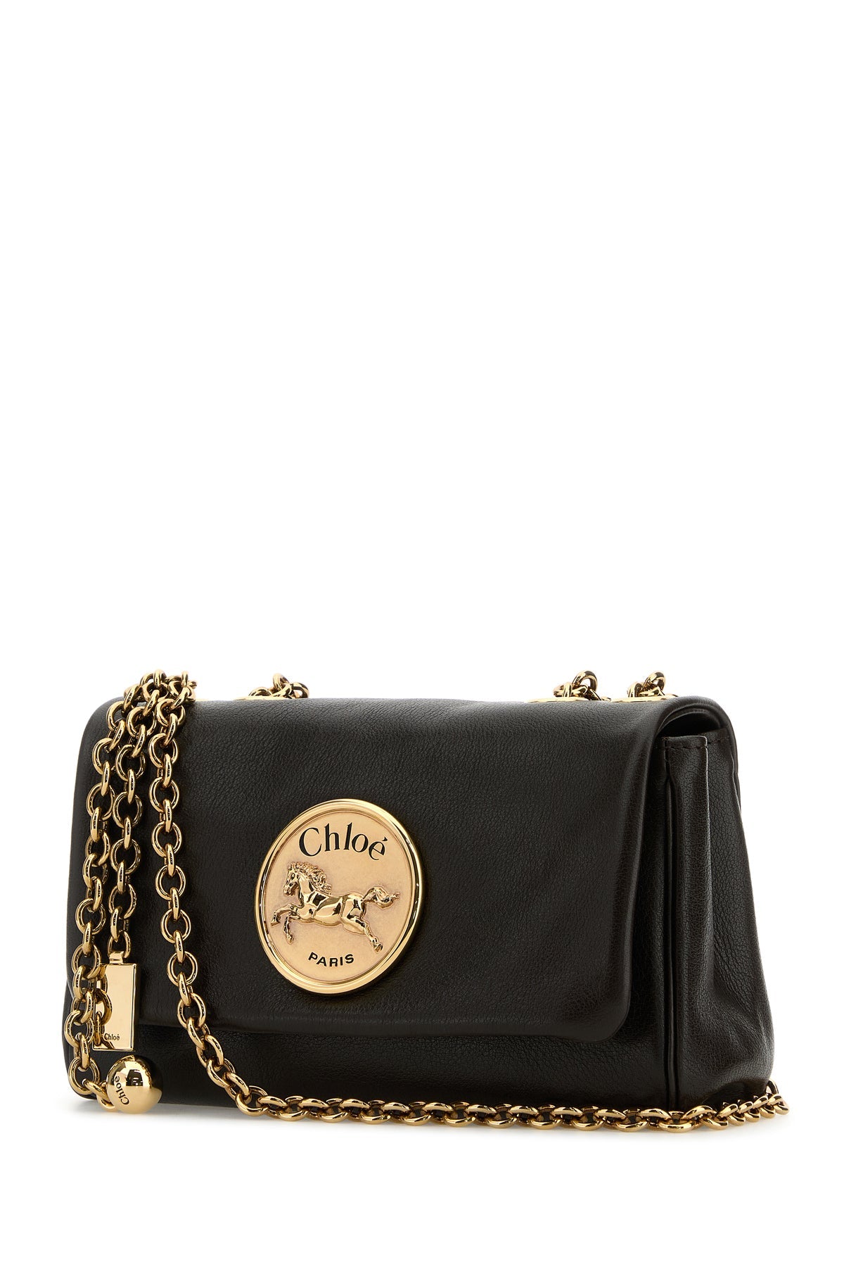 Chloe/クロエ｜ブラウン レザー ヘリテージ ショルダー バッグ