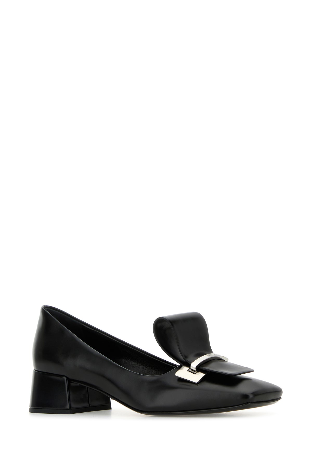 週間売れ筋 Prada/プラダ｜ブラック レザー パンプス 靴