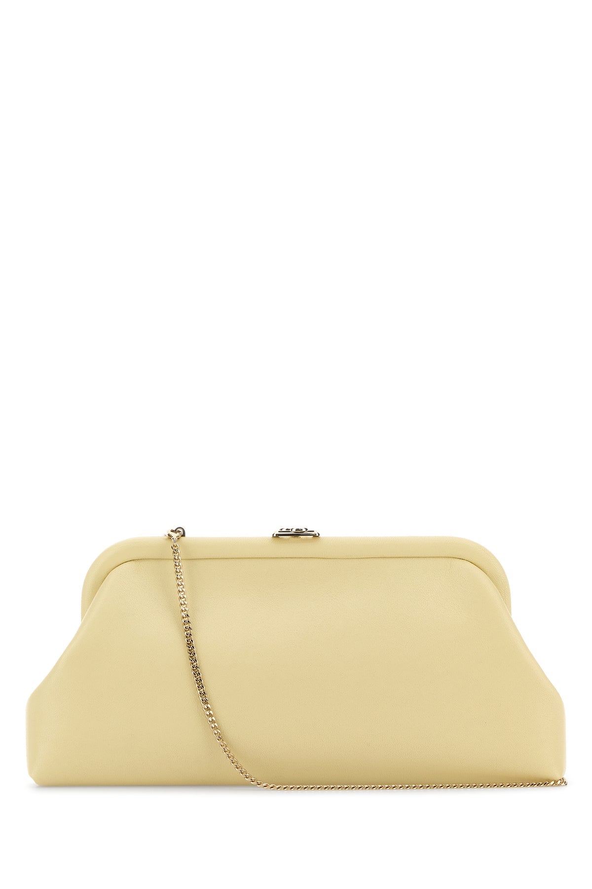 Jimmy Choo/ジミーチュウ｜クリーム レザー クラッチ