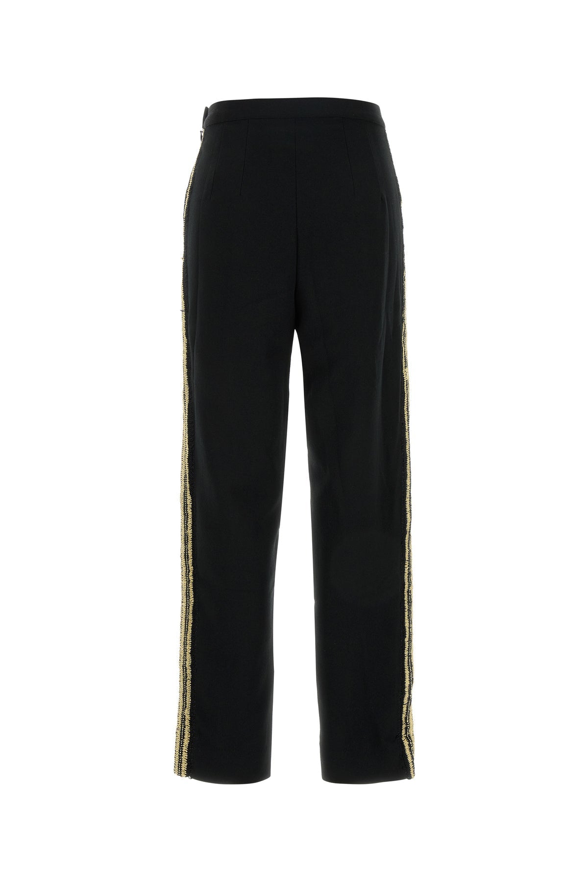 パンツ BODE SS25 Black crepe pant (WRS25BT048 BLKCR) BODE｜ブラック クレープ パンツ