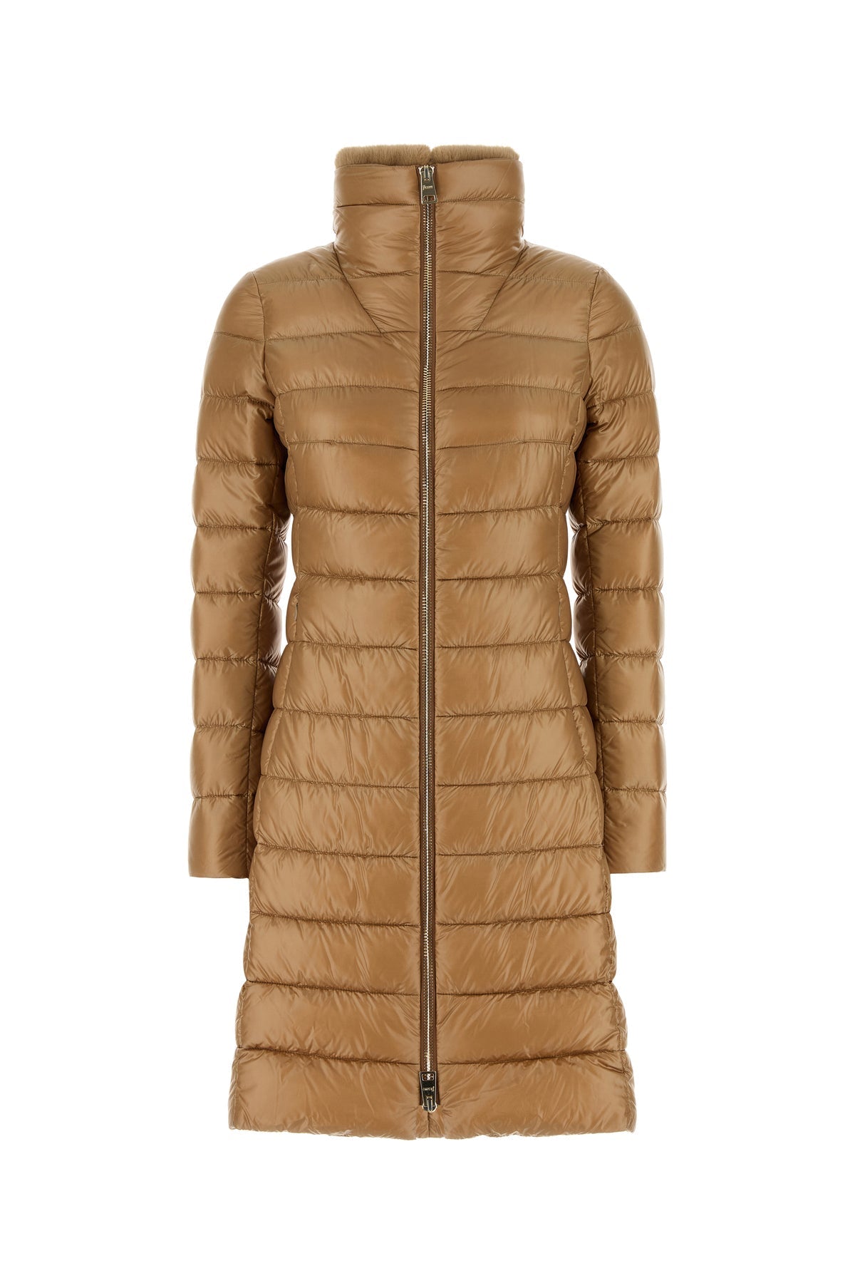 【23AW NEW】 HERNO_women / ナイロン ダウンジャケット / Khaki 23AW NEW】 HERNO_women / ナイロン ダウンジャケット / Khaki