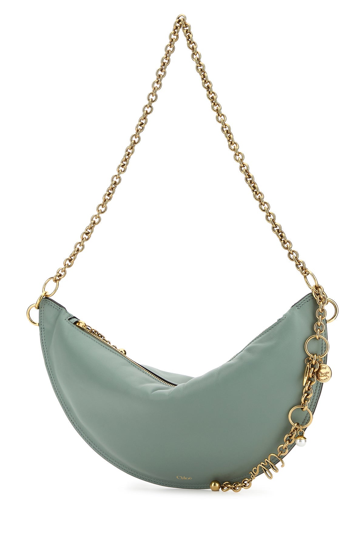 Chloe ROY クロエ ロイ レディースバッグ ショルダーバッグ　グリーン Chloe/クロエ｜グリーン ナッパ レザー ショルダー バッグ