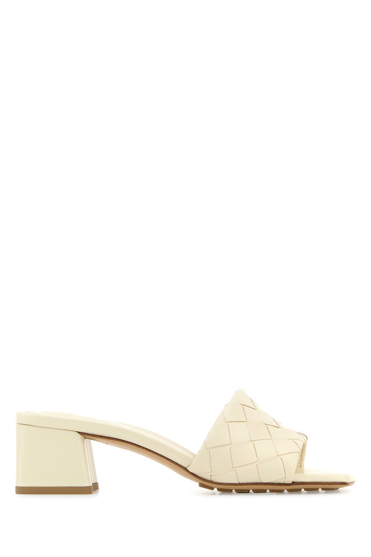 サンダル・ミュール BOTTEGA VENETA Ivory Leather Parco Mules Bottega Veneta/ボッテガヴェネタ|アイボリー レザー ミュール
