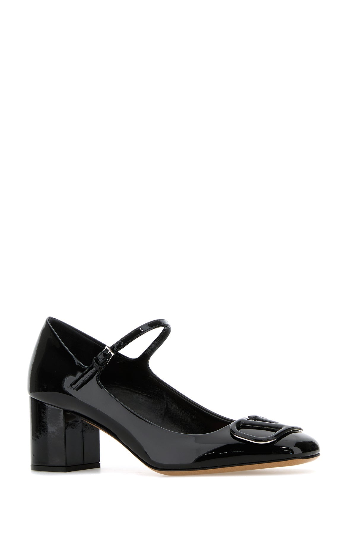 Valentino/ヴァレンティノ｜ブラック レザー Vロゴ シグネチャー