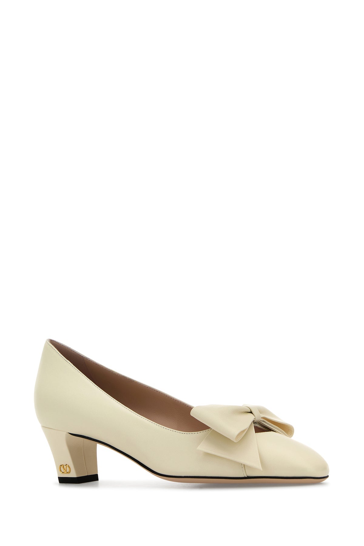 VALENTINO 37/1 フラットシューズ　パンプス　アイボリー Valentino/ヴァレンティノ｜アイボリー レザー パンプス