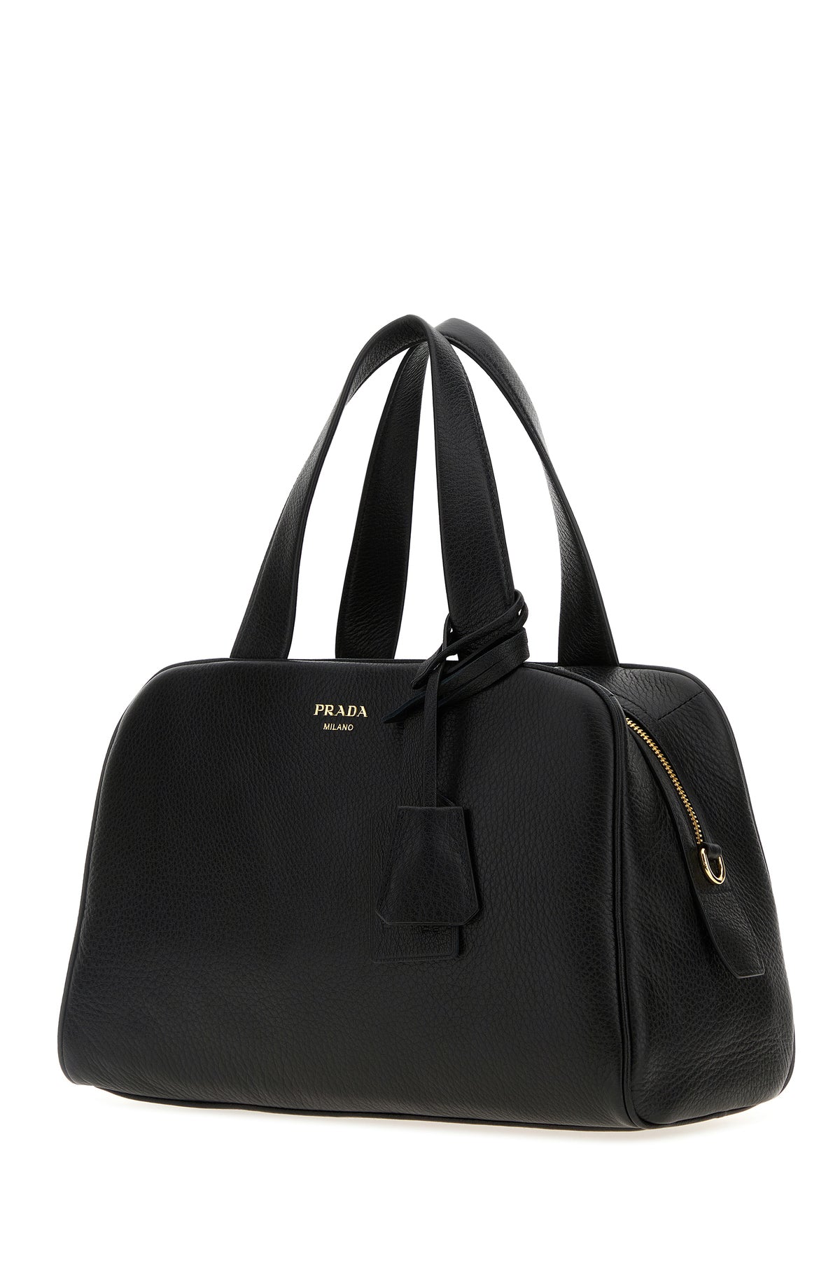 美品　PRADA　革手袋　カシミヤ100%　5本指　レザー　ラムスキン　ブラック クロダ 日本製 ラムレザー 本革 カシミヤ手袋 レディースの通販