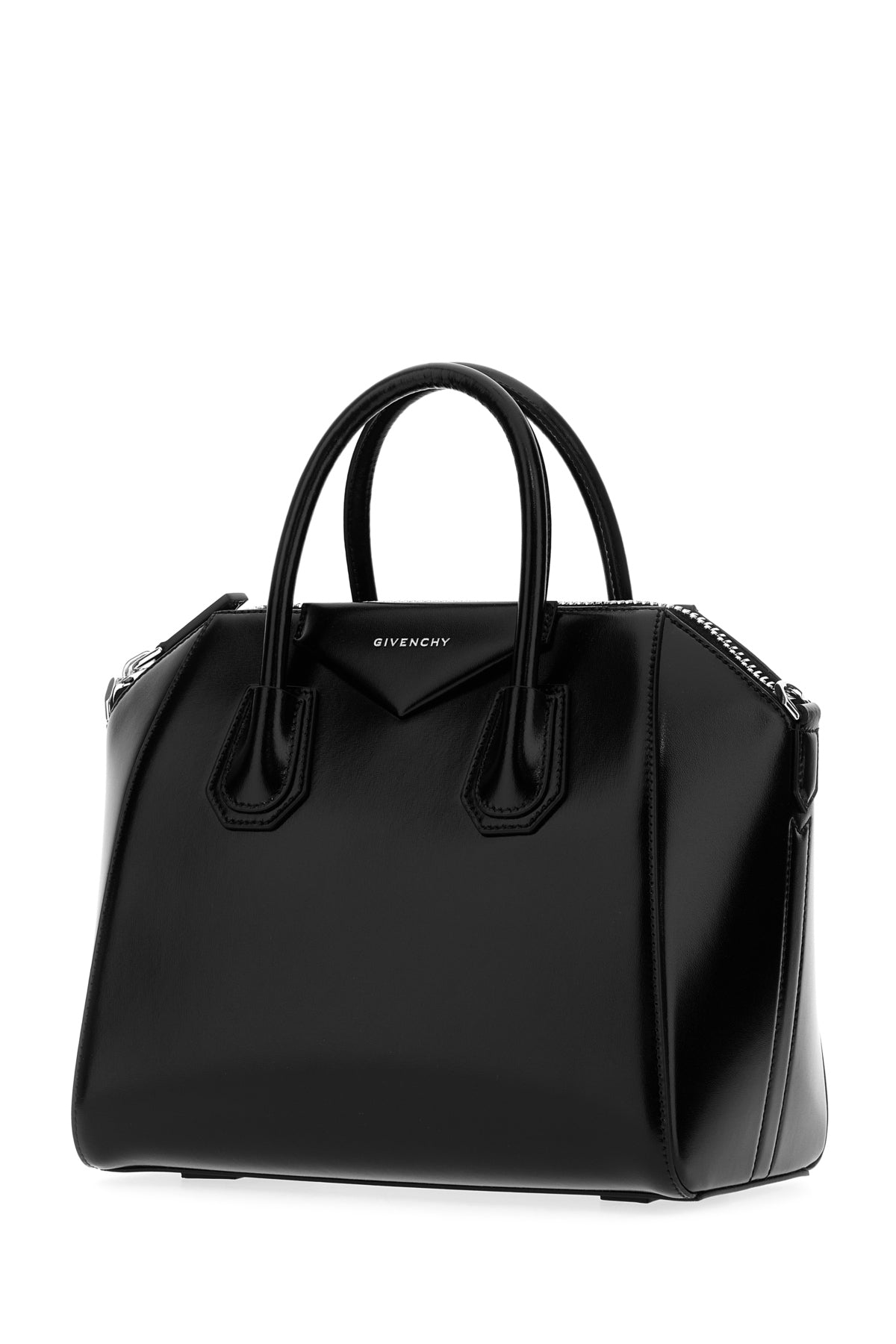 GIVENCHYレザーハンドバッグ(ダークブラウン) 中古・古着通販】GIVENCHY (ジバンシィ) レザーハンドバッグ
