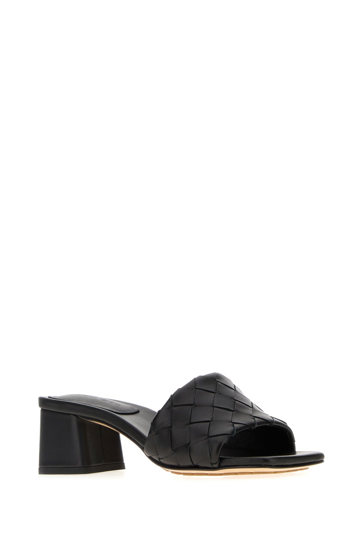 BOTTEGA VENETA 黒レザーミュール Bottega Veneta/ボッテガヴェネタ｜ブラック レザー ミュール