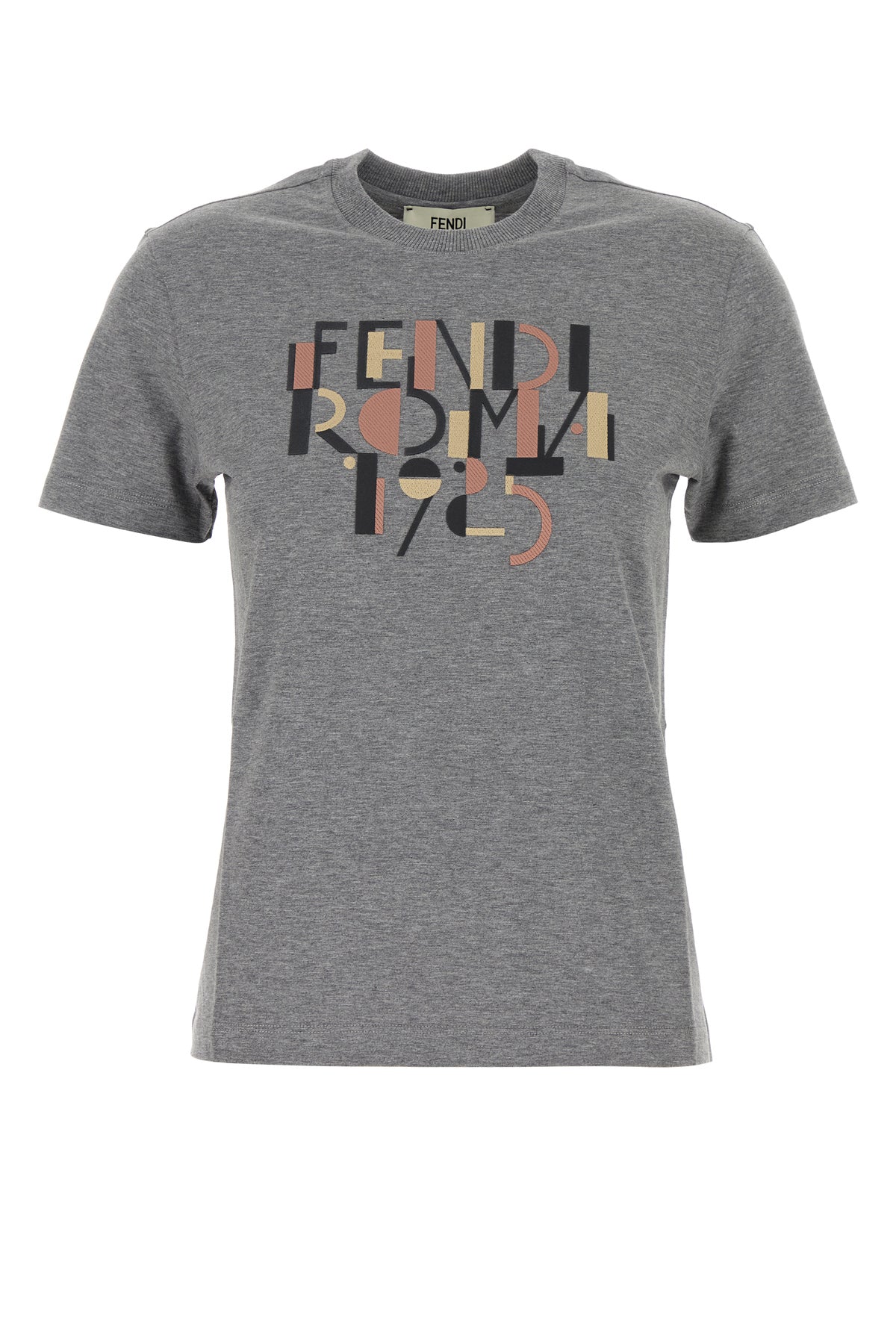 グレー コットン Tシャツ